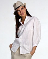 Блуза 2012 ! Женская блуза из льна с вышивкой
